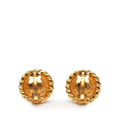 Chanel Vintage CC Logo Gold Plated Ring