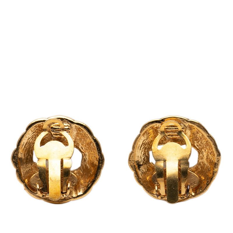 Chanel Vintage CC Logo Gold Plated Ring
