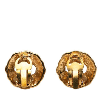 Chanel Vintage CC Logo Gold Plated Ring