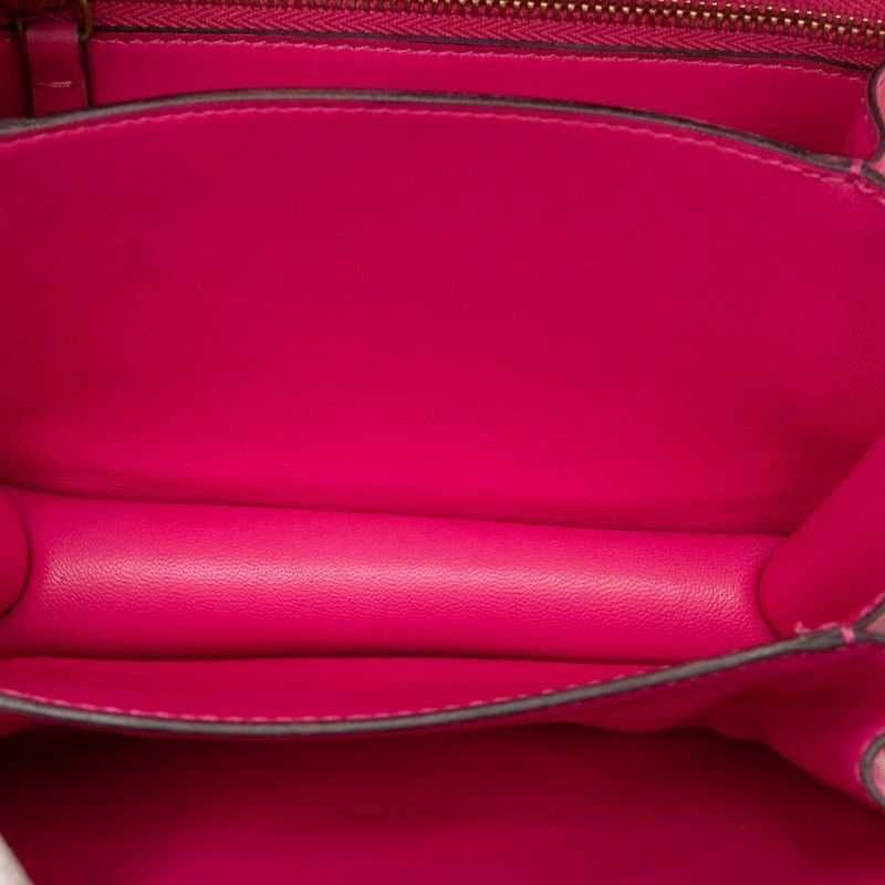 Celine Classic Box Small Pink Leather Shoulder Bag