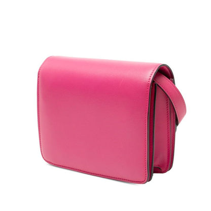 Celine Classic Box Small Pink Leather Shoulder Bag