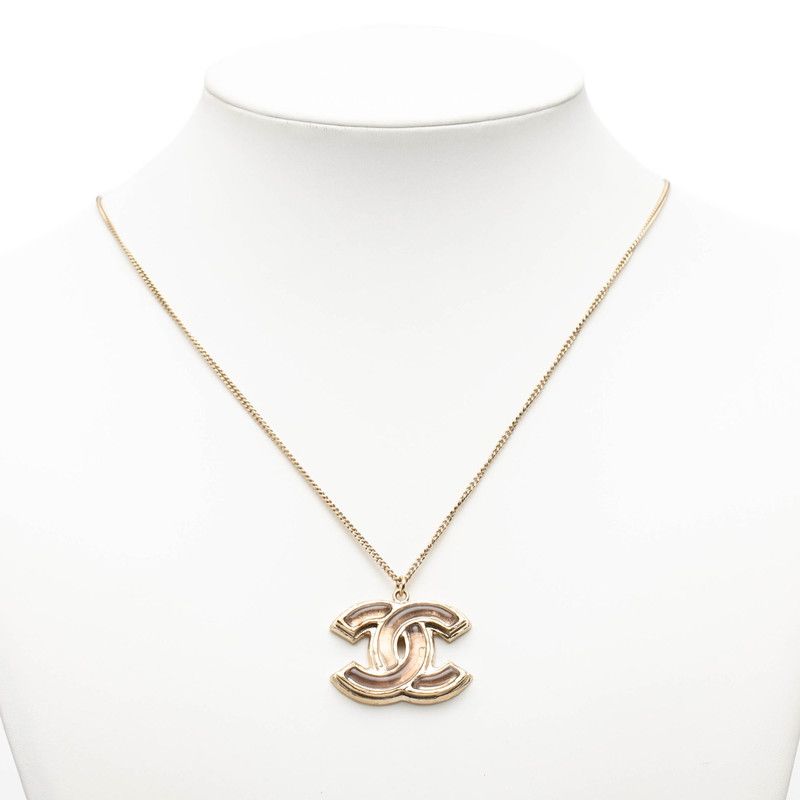 Chanel CC Logo Gold Plated