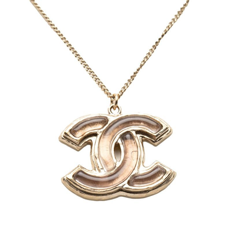 Chanel CC Logo Gold Plated