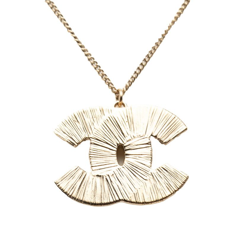 Chanel CC Logo Gold Plated