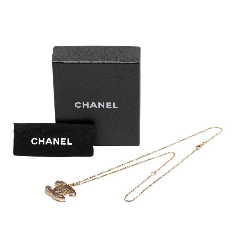 Chanel CC Logo Gold Plated