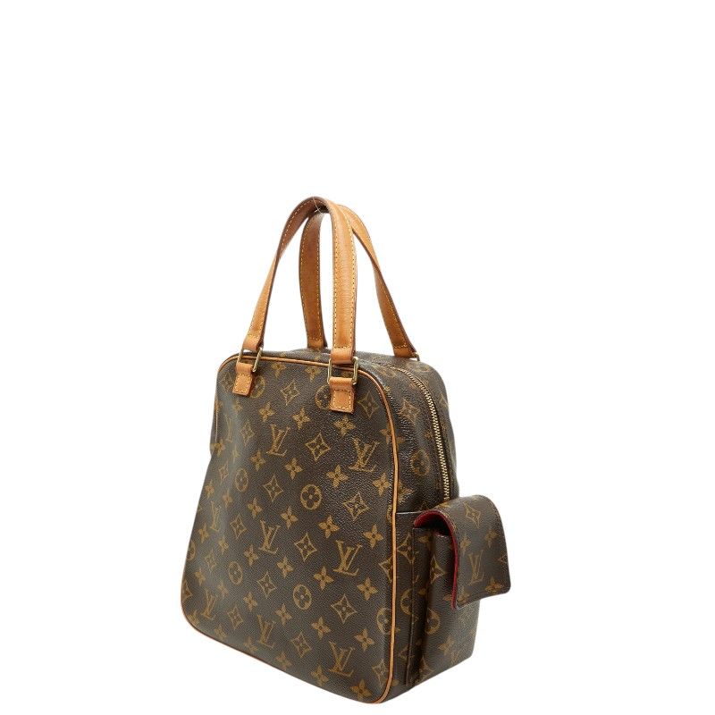 Louis Vuitton Monogram Exantrie Cite Brown Leather Handbag