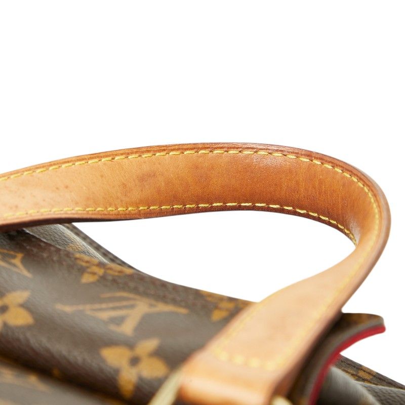 Louis Vuitton Monogram Exantrie Cite Brown Leather Handbag