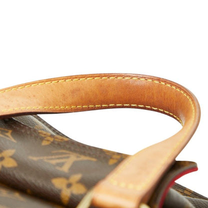 Louis Vuitton Monogram Exantrie Cite Brown Leather Handbag