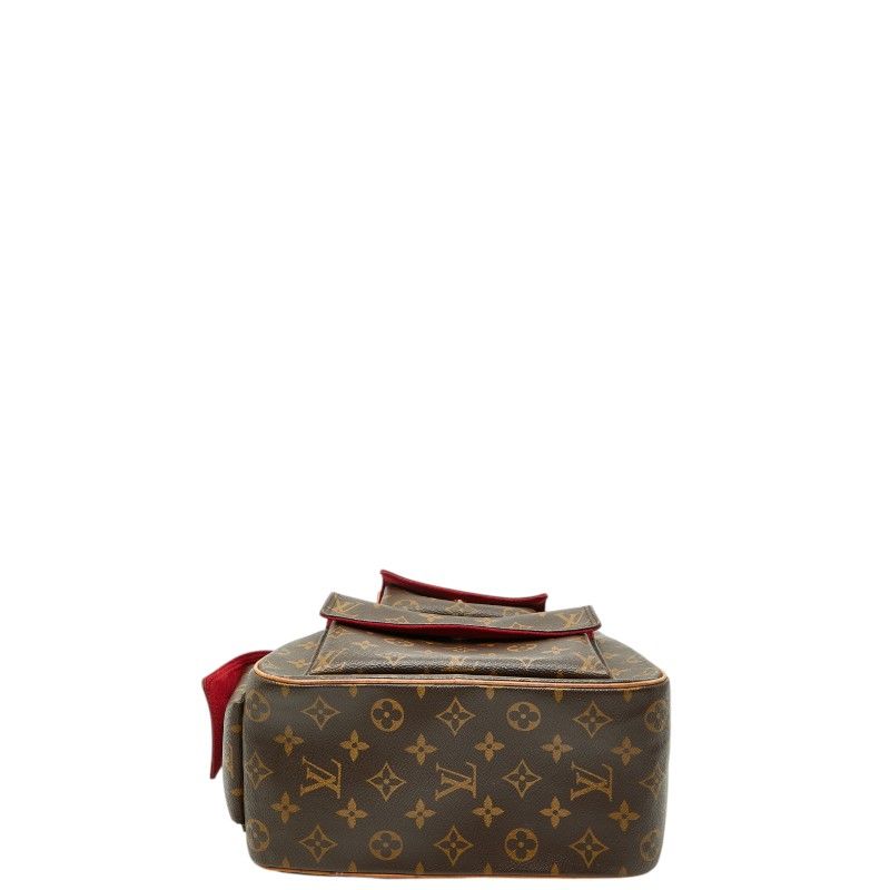 Louis Vuitton Monogram Exantrie Cite Brown Leather Handbag