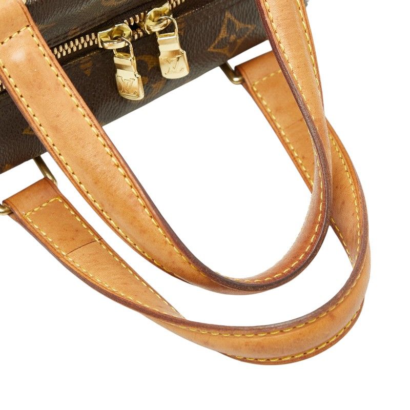 Louis Vuitton Monogram Exantrie Cite Brown Leather Handbag