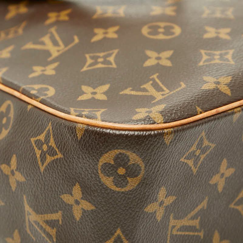 Louis Vuitton Monogram Exantrie Cite Brown Leather Handbag