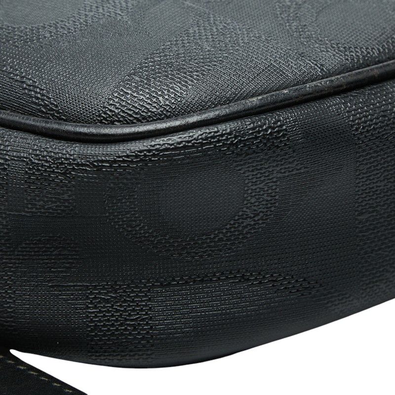 Dior Trotter Crossbody Shoulder Bag Black Leather