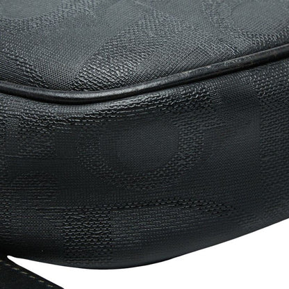 Dior Trotter Crossbody Shoulder Bag Black Leather