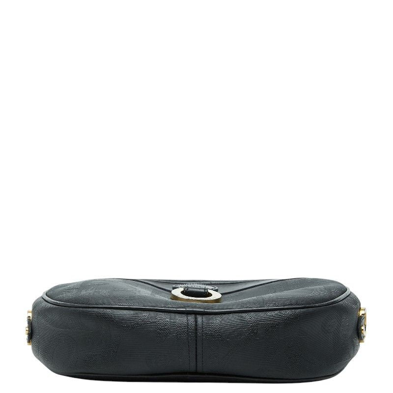 Dior Trotter Crossbody Shoulder Bag Black Leather
