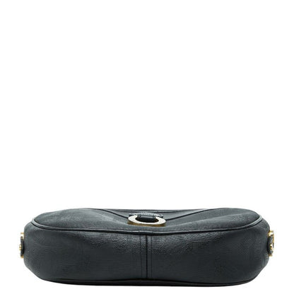 Dior Trotter Crossbody Shoulder Bag Black Leather