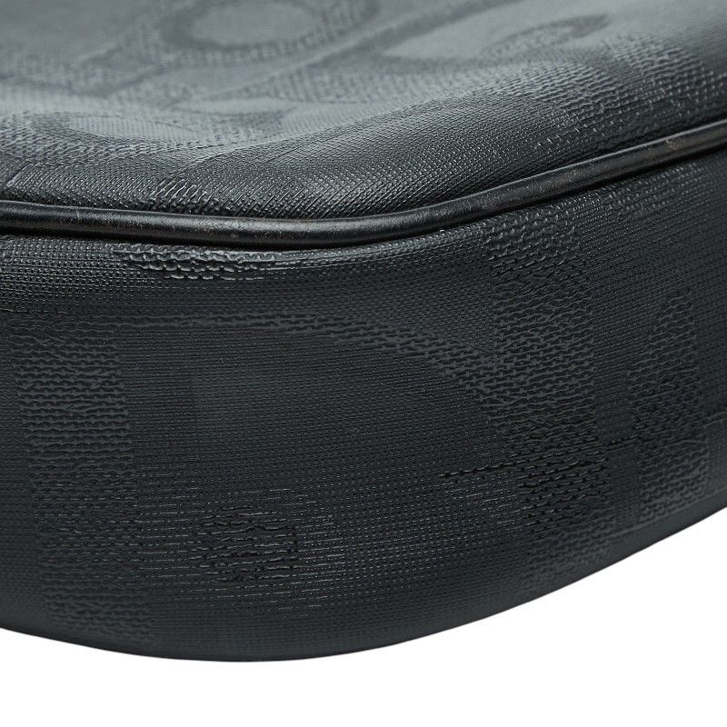 Dior Trotter Crossbody Shoulder Bag Black Leather
