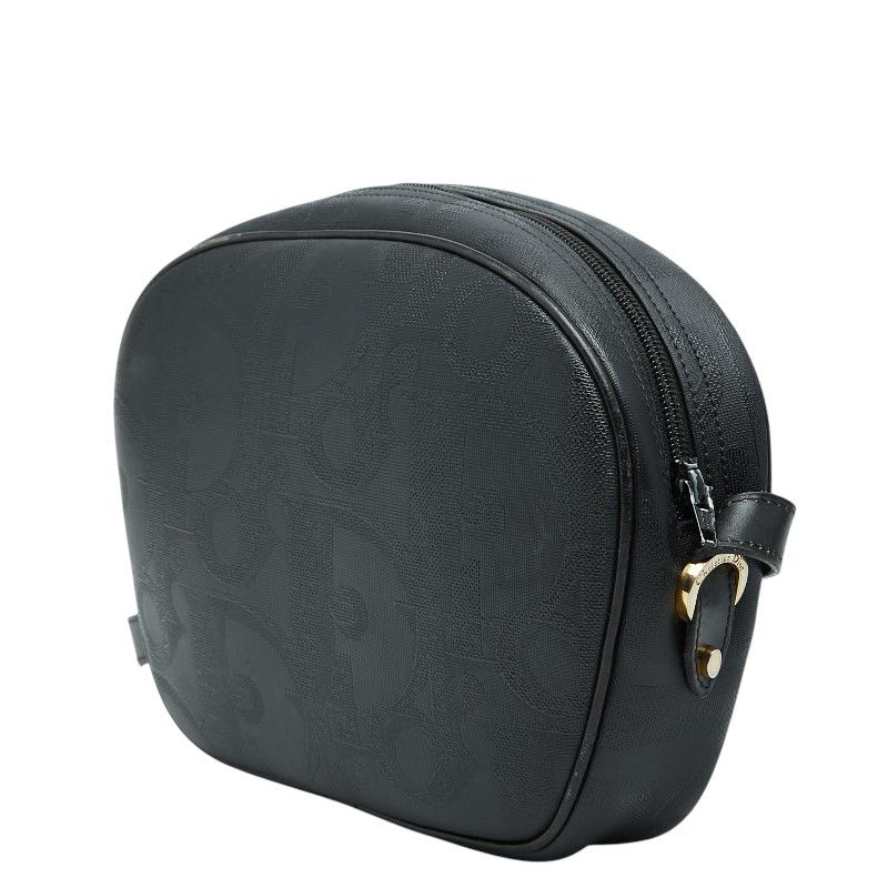 Dior Trotter Crossbody Shoulder Bag Black Leather