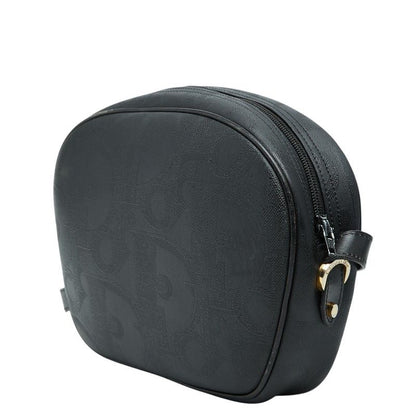 Dior Trotter Crossbody Shoulder Bag Black Leather