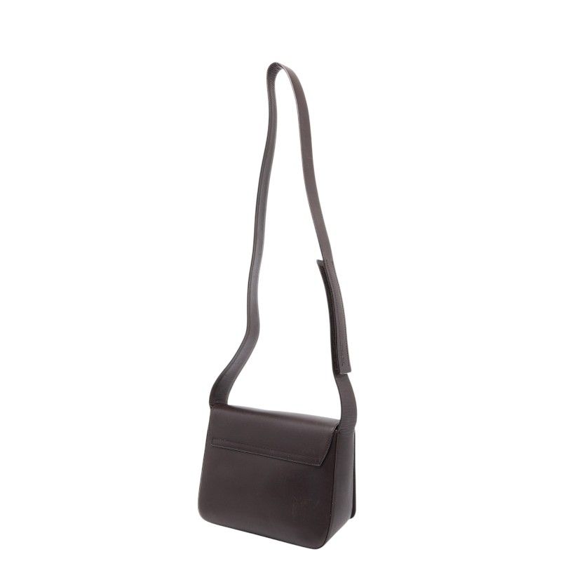Prada Crossbody Shoulder Bag Brown Leather