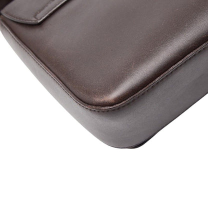 Prada Crossbody Shoulder Bag Brown Leather