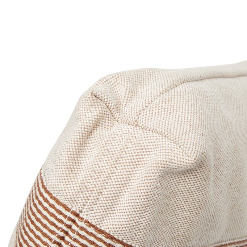Hermes Fourre Tout Cabas Tote Beige Brown Canvas