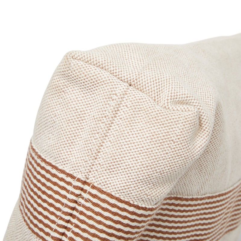 Hermes Fourre Tout Cabas Tote Beige Brown Canvas