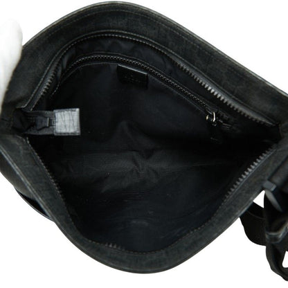Gucci GG Supreme Crossbody Shoulder Bag Black