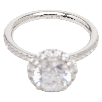 Harry Winston Round Cut Micro Pave Ring