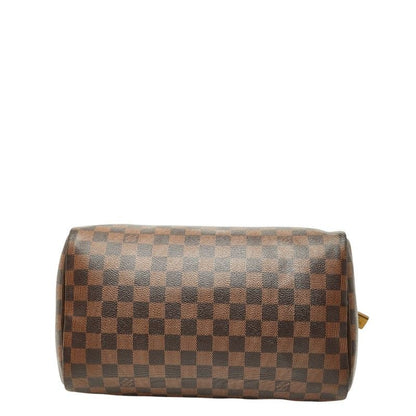 Louis Vuitton Damier Speedy 30 Mini Boston Bag Ebene Brown