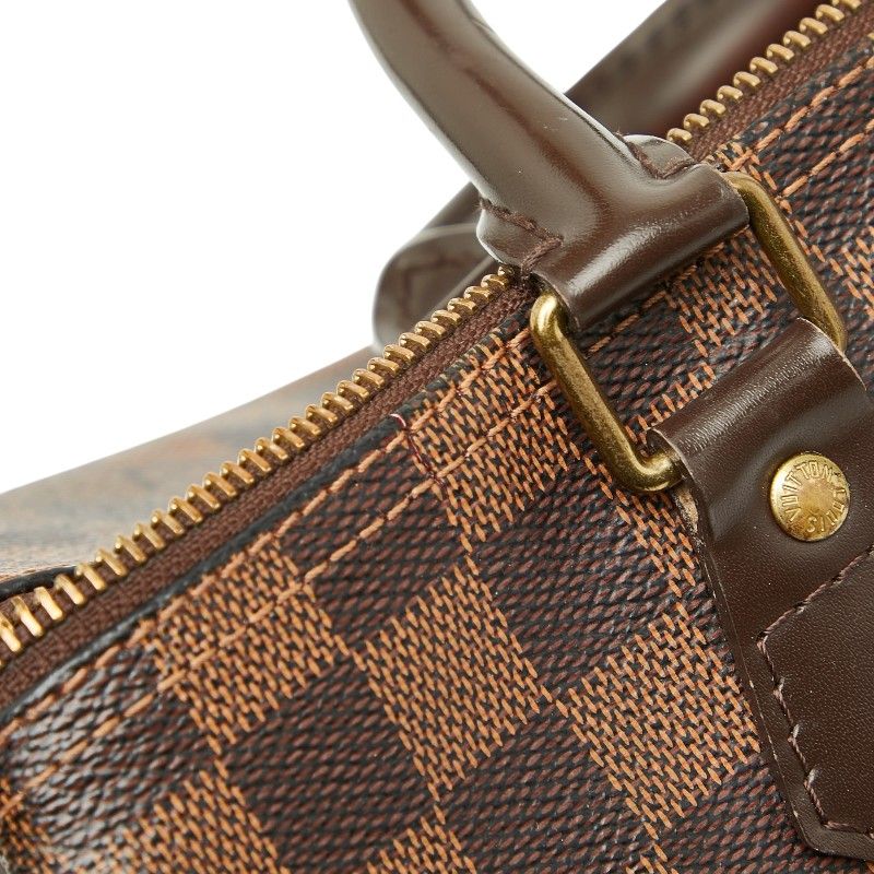 Louis Vuitton Damier Speedy 30 Mini Boston Bag Ebene Brown