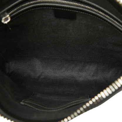 Gucci GG Supreme Crossbody Shoulder Bag Black Leather