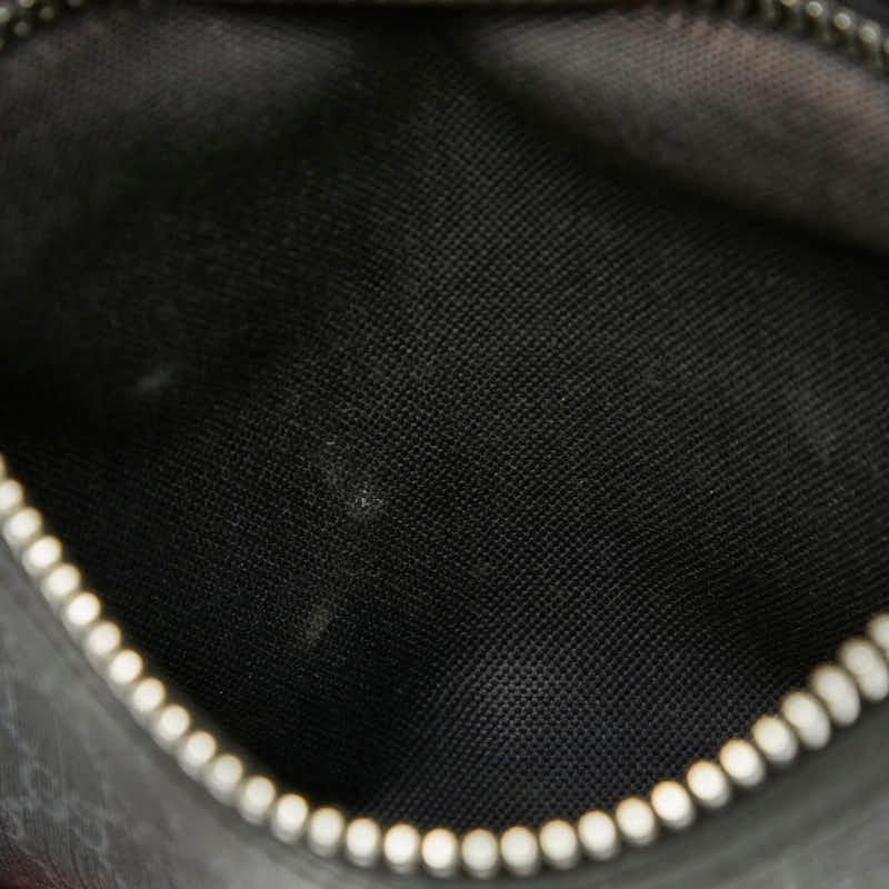 Gucci GG Supreme Crossbody Shoulder Bag Black Leather