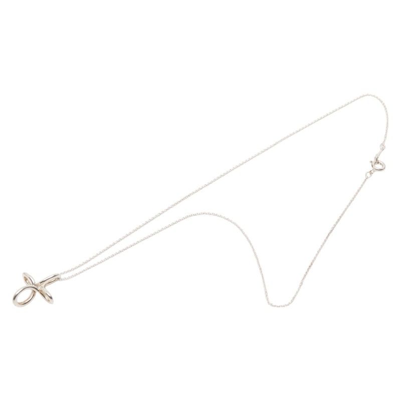 Tiffany & Co. Infinity Cross Elsa Peretti Silver Necklace