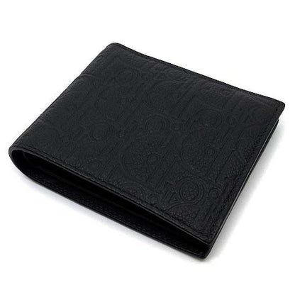 Dior Gravity Leather Bifold Wallet Black