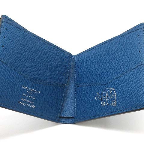 Louis Vuitton Monogram Pigment Portefeuille Calf Bifold Wallet Card