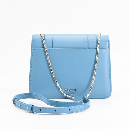 Bvlgari Shoulder Bag Serpentifo Crossbody Blue