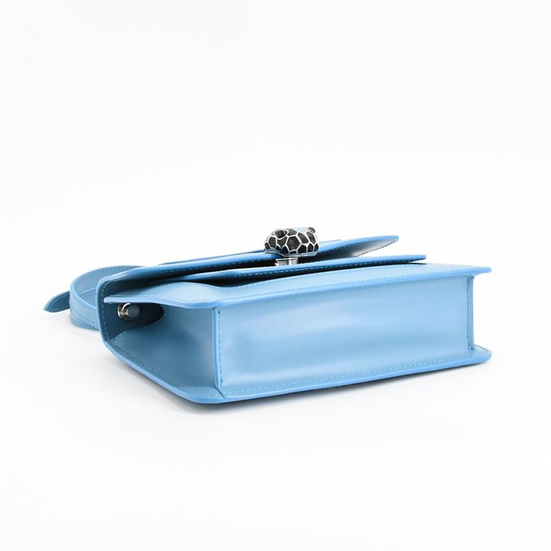 Bvlgari Shoulder Bag Serpentifo Crossbody Blue
