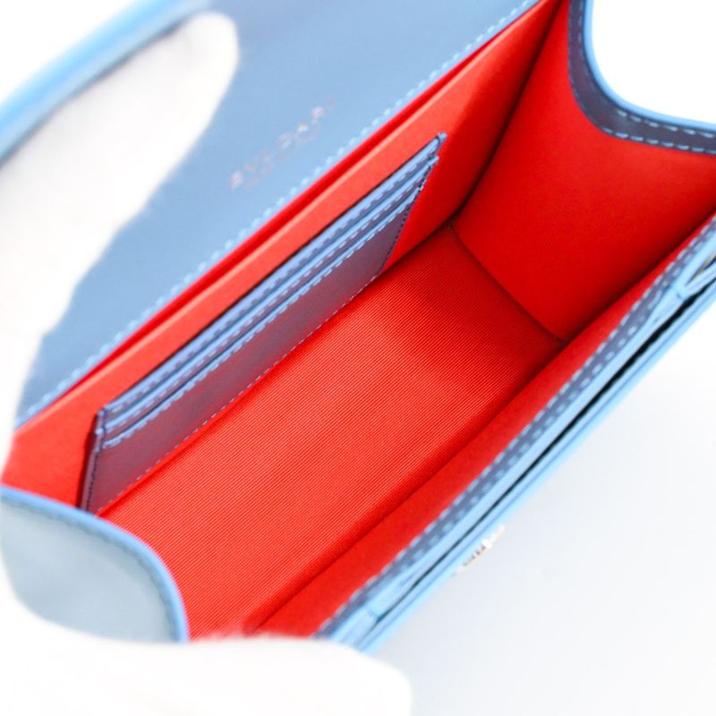 Bvlgari Shoulder Bag Serpentifo Crossbody Blue