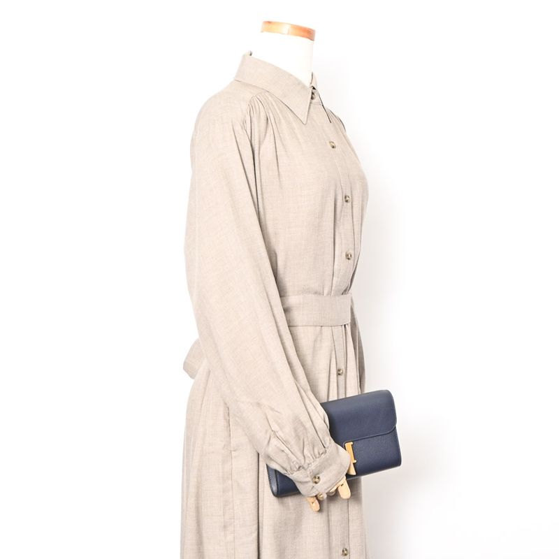 Hermes Shoulder Bag Constance to Go Blue Indigo