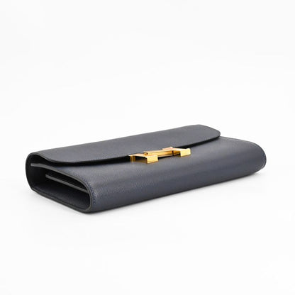 Hermes Shoulder Bag Constance to Go Blue Indigo