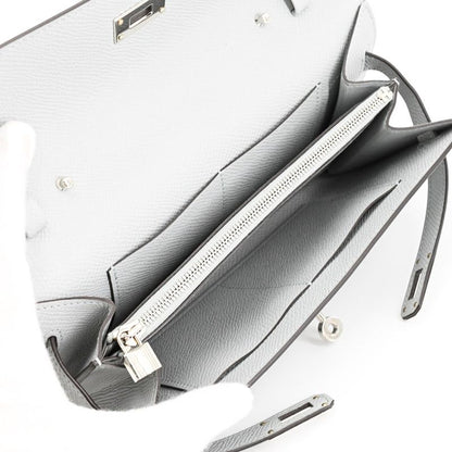 Hermes Shoulder Bag Kelly to Go Blue Glacier