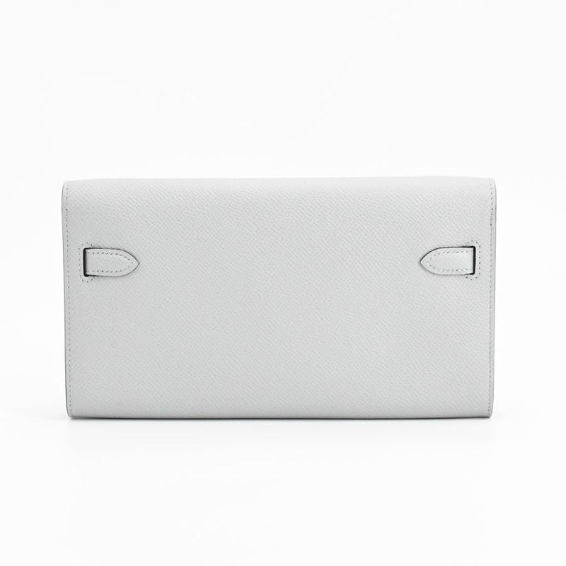 Hermes Shoulder Bag Kelly to Go Blue Glacier
