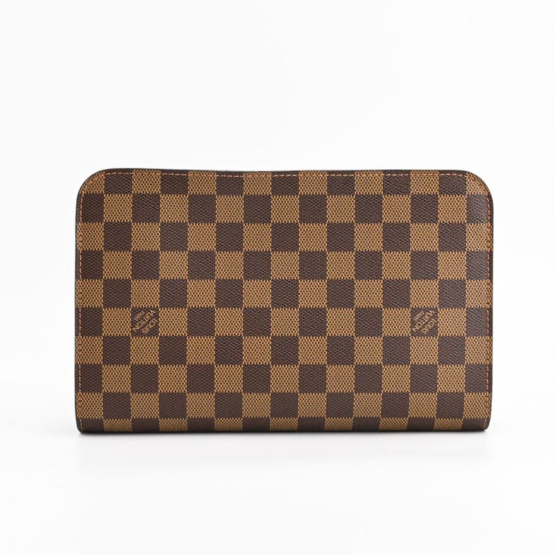Louis Vuitton Clutch Saint Brown