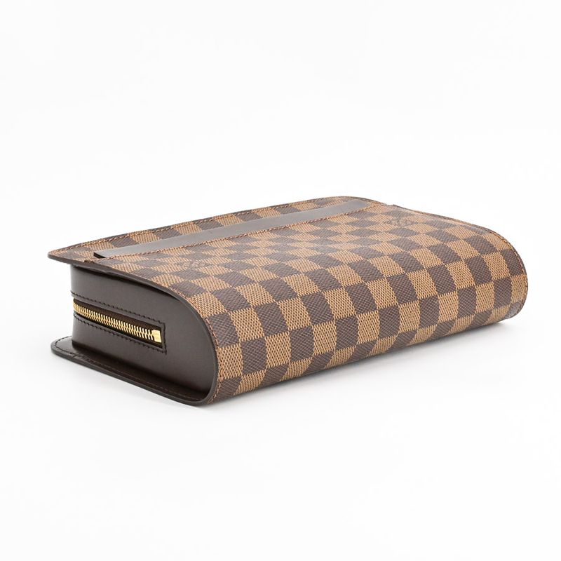 Louis Vuitton Clutch Saint Brown