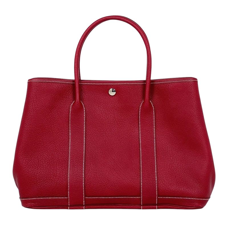 Hermes Garden Party PM Tote Negonda le Jucasac Rouge Kazak