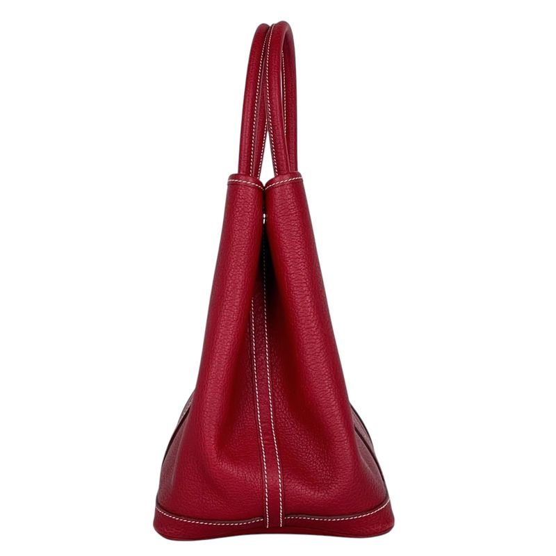 Hermes Garden Party PM Tote Negonda le Jucasac Rouge Kazak