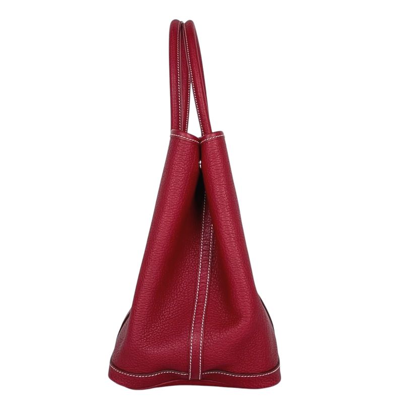 Hermes Garden Party PM Tote Negonda le Jucasac Rouge Kazak