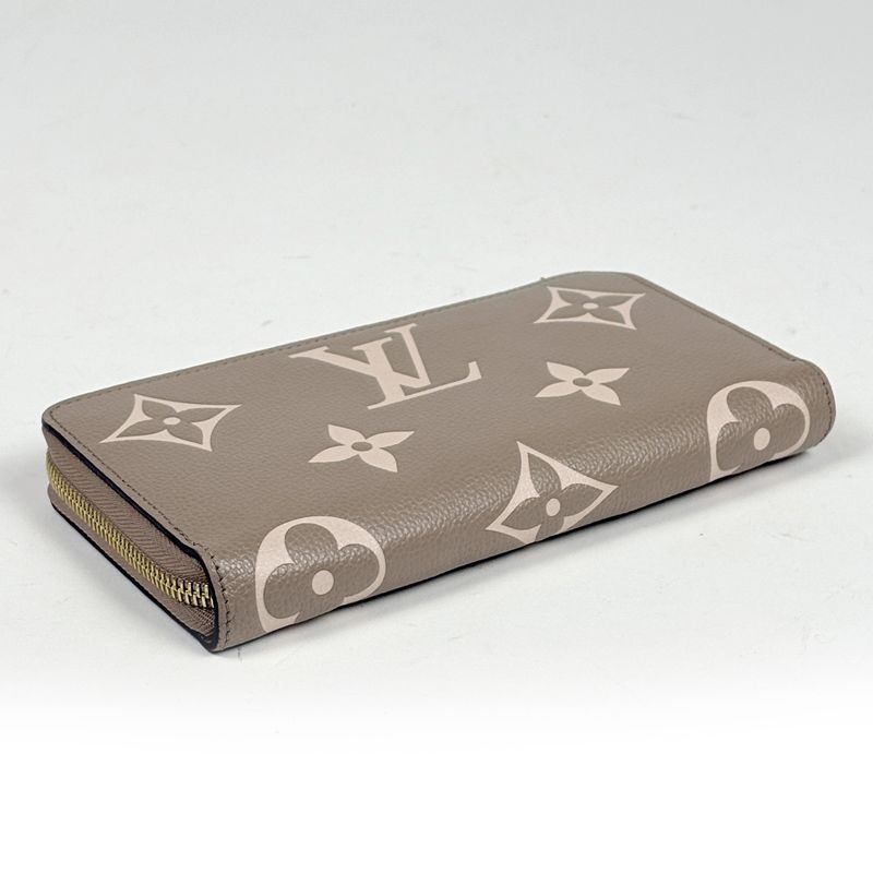 Louis Vuitton Zippy Wallet Round Zip Around Monogram Giant Tourtre Le Cles -mu