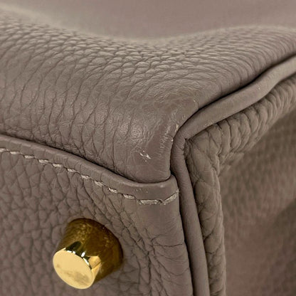 Hermes Kelly 28 Inner Sewing 2-Way Shoulder Bag Togo Griasphalt