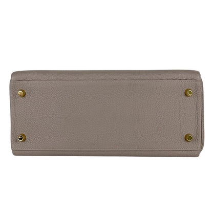 Hermes Kelly 28 Inner Sewing 2-Way Shoulder Bag Togo Griasphalt